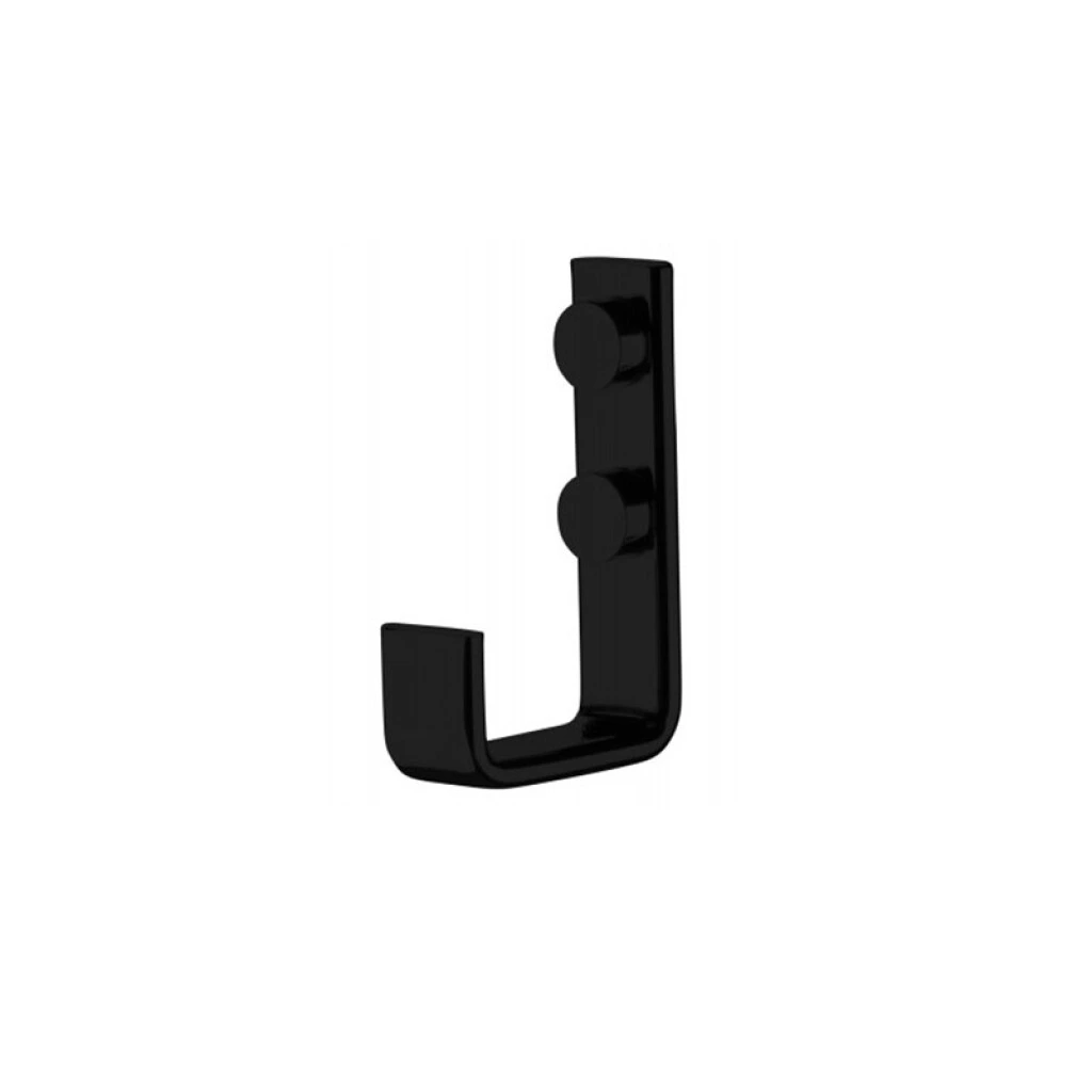 PERCHA PARA TOALLA ACERO INOXIDABLE NEGRO MATE