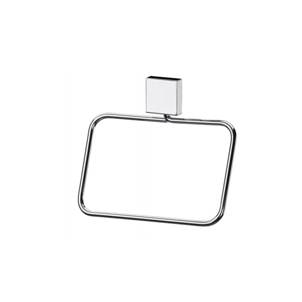 TOALLERO CUADRADO 18 CM ACERO INOX