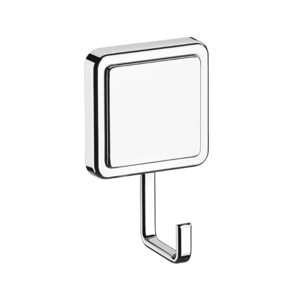 PERCHA CON ADHESIVO - CROMADA