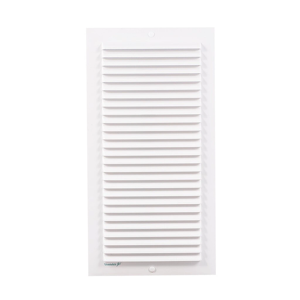 Rejilla de Ventilación PVC 18x34cm con mosquitero Ventokit