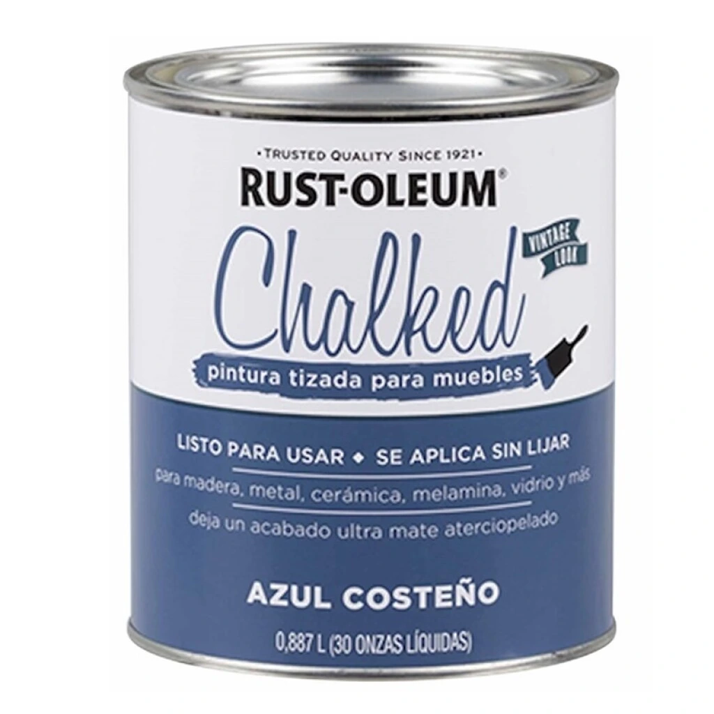 PINTURA TIZADA RUST OLEUM 0.887Lt. - AZUL COSTEÑO