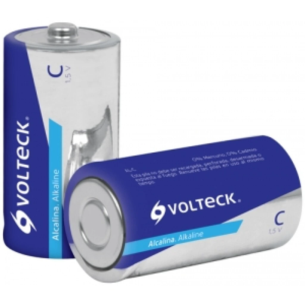 Pila Alcalina C - 2 Unidades - Volteck