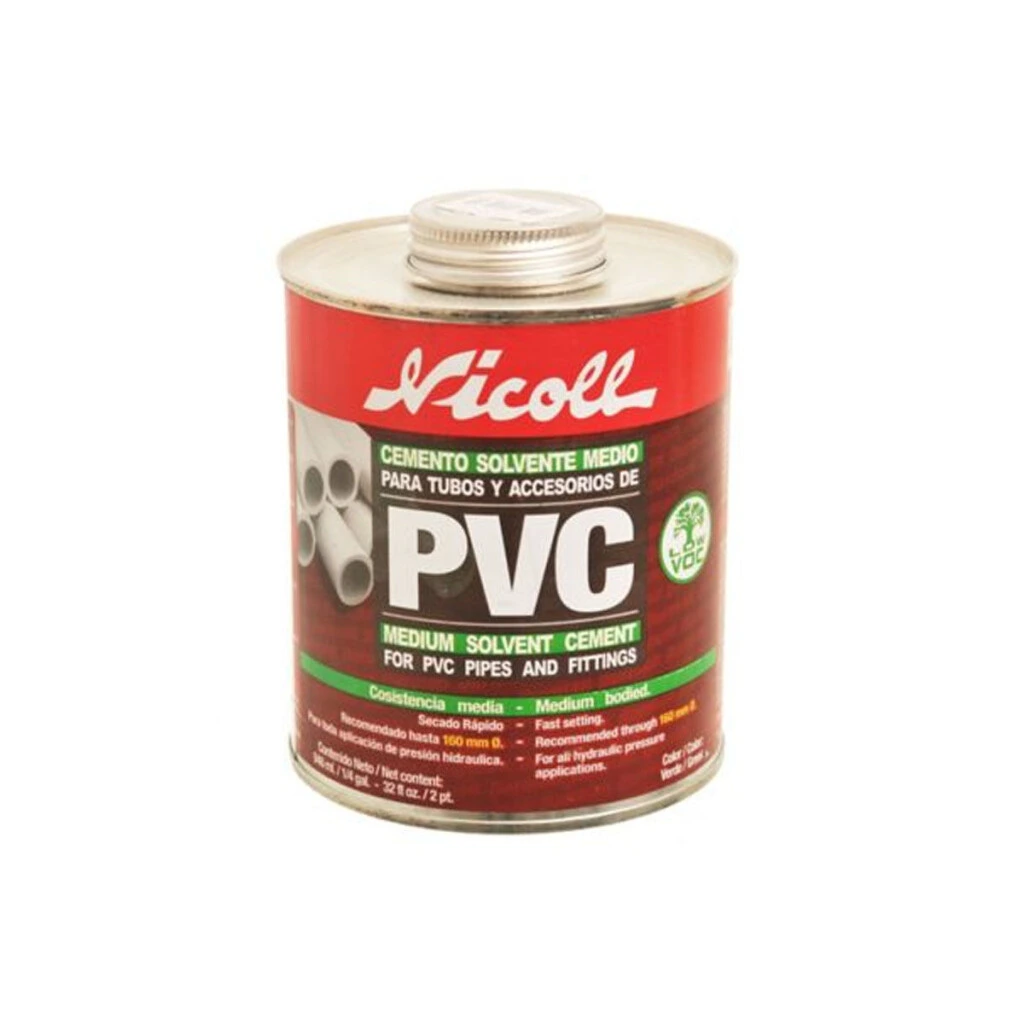 Adhesivo para PVC Verde - 473cc Nicoll
