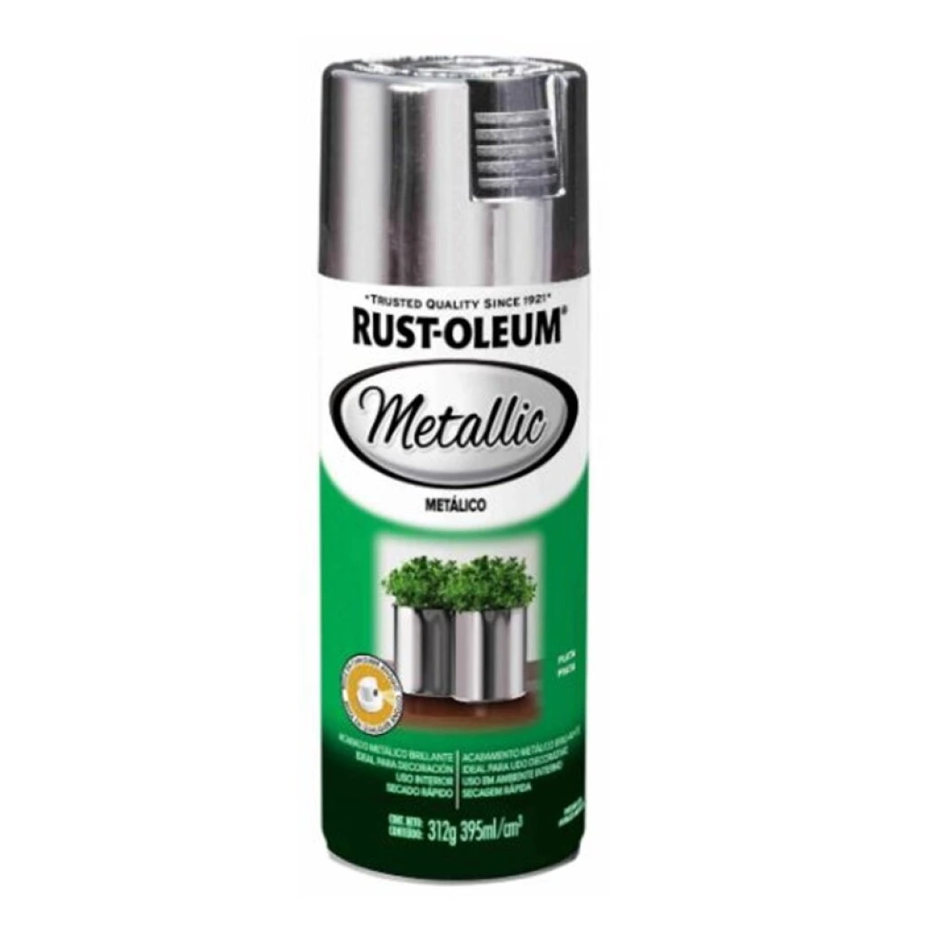AEROSOL RUST OLEUM METALLIC 312gr. - PLATA