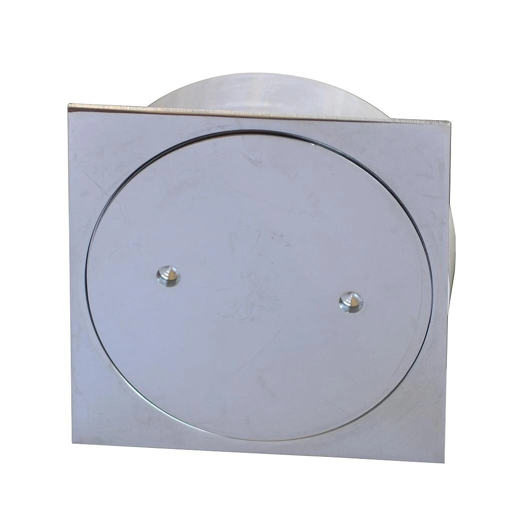 Rejilla Ciega de Bronce Cromado 10x10