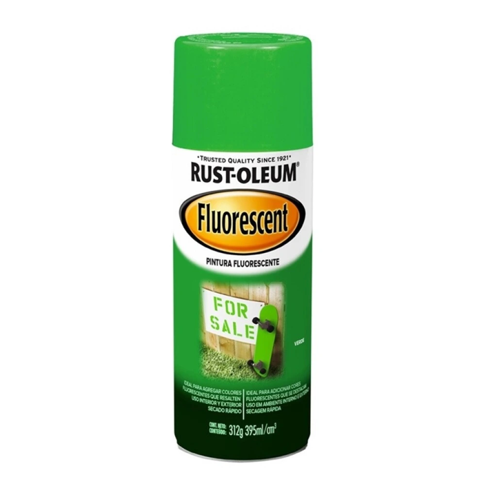 AEROSOL RUST OLEUM FLUORESCENTE 312gr. - VERDE