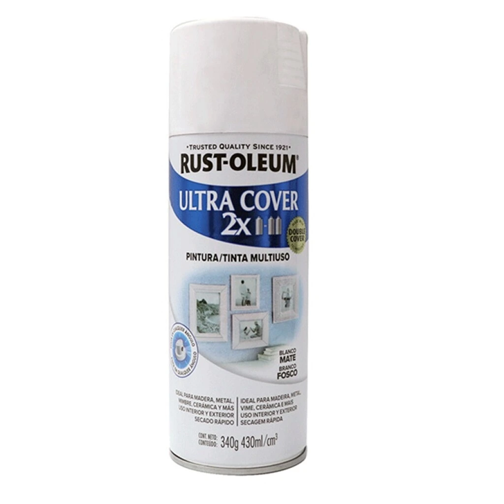 AEROSOL RUST OLEUM ULTRA COVER 2X 340gr - BLANCO MATE