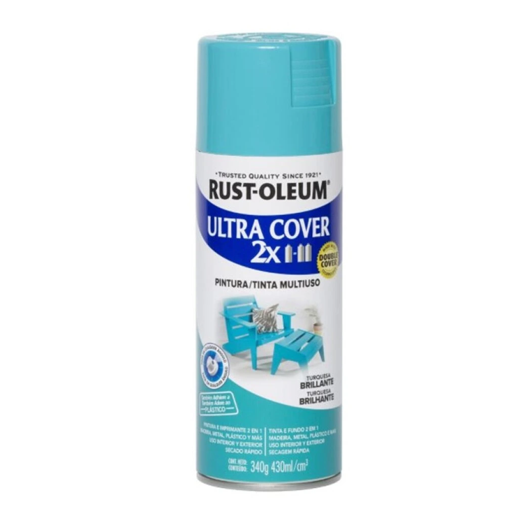 AEROSOL RUST OLEUM ULTRA COVER 2X 340gr. - TURQUESA
