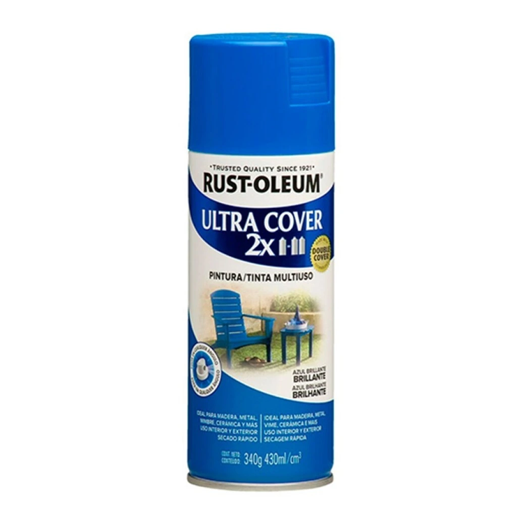 AEROSOL RUST OLEUM ULTRA COVER 2X 340gr. - AZUL BRILLANTE