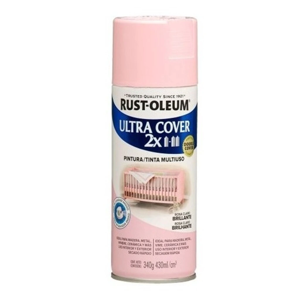 AEROSOL RUST OLEUM ULTRA COVER 2X 340gr. - ROSA CLARO