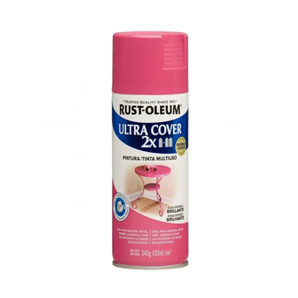 AEROSOL RUST OLEUM ULTRA COVER 2X 340gr. - ROSA INTENSO