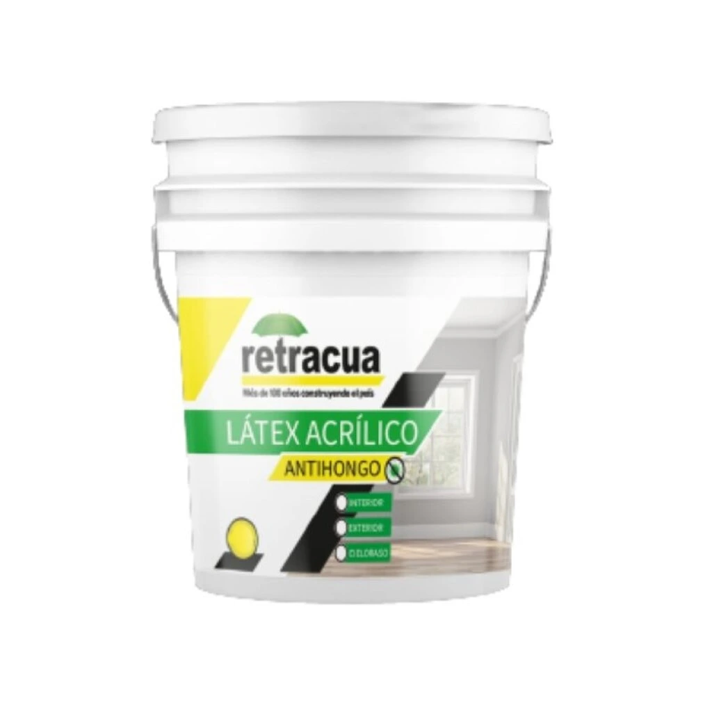 LATEX INTERIOR RETRACUA 18 LT - BLANCO