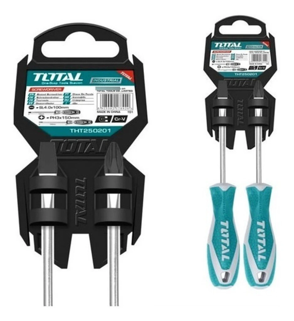 Set de Destornilladores 2 Piezas 125MM Total Super Select