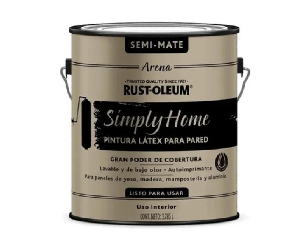 Látex Interior Semi Mate 3.78L - Arena Rust Oleum