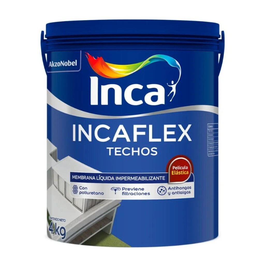 MEMBRANA LIQUIDA INCAFLEX TECHOS 4 LT
