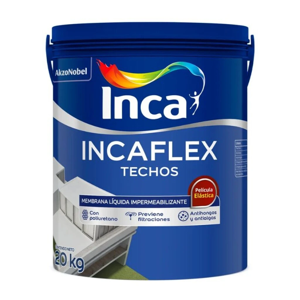 MEMBRANA LIQUIDA INCAFLEX TECHOS 20 LT