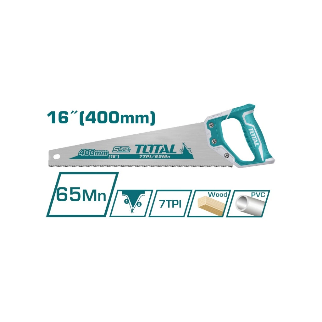 Serrucho Carpintero 16" Total Super Select
