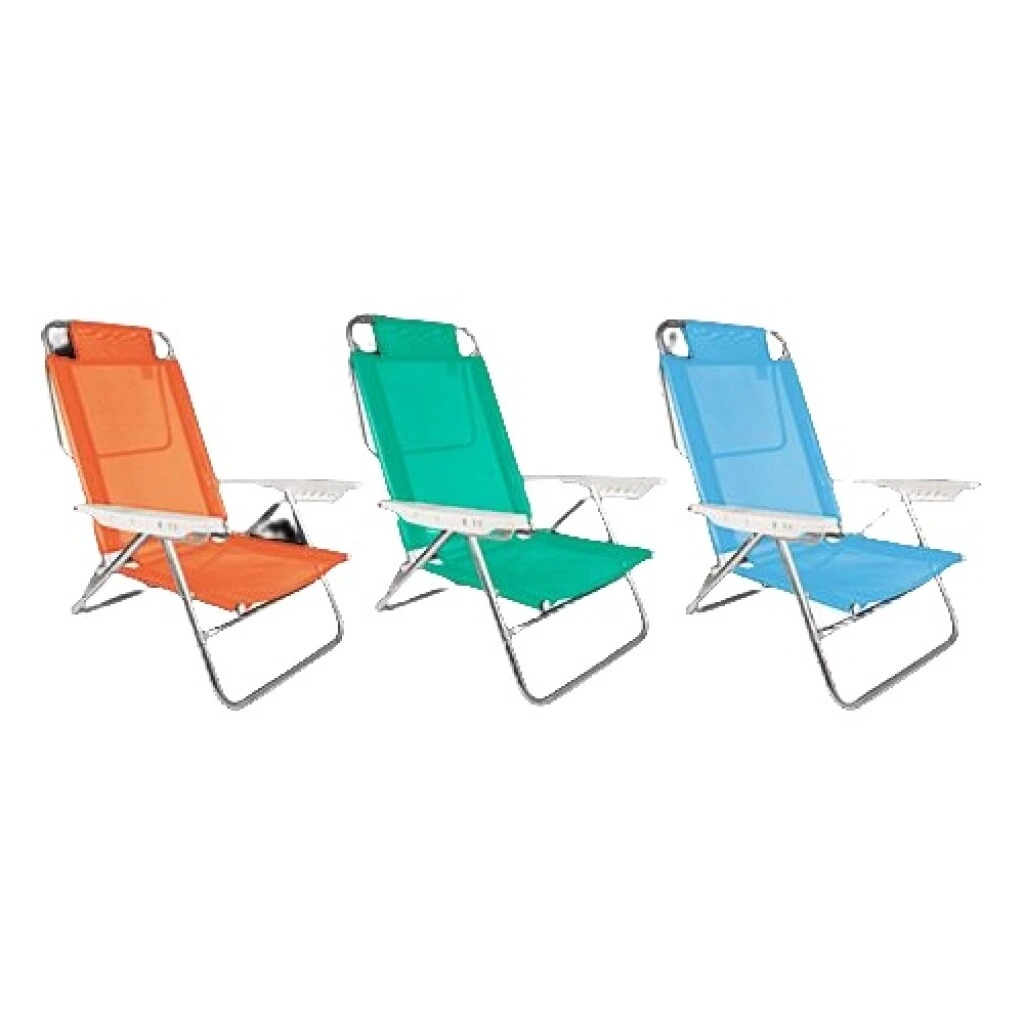 Silla de Playa Posa brazos Plástico - Rosa Mor