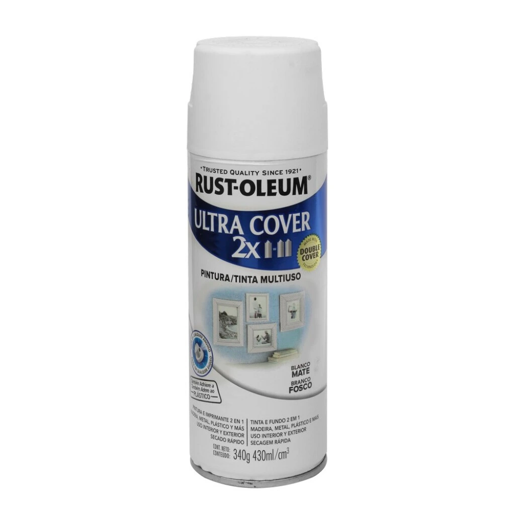 Esmalte aerosol mate 340Gr - Blanco Rust Oleum