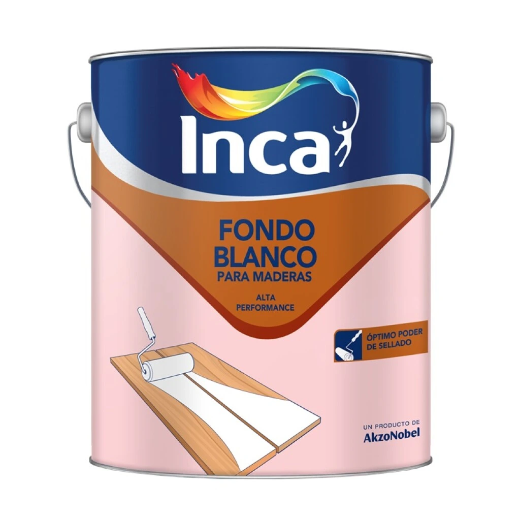 FONDO BLANCO PARA MADERA INCA 1 Lt.