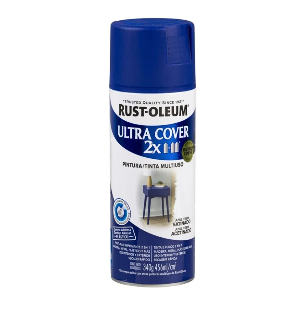 Esmalte aerosol satinado 340Gr - Azul Tinta Rust Oleum
