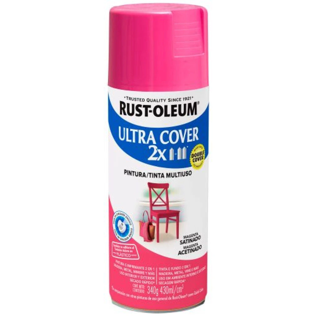 Esmalte aerosol satinado 340Gr - Magenta Rust Oleum
