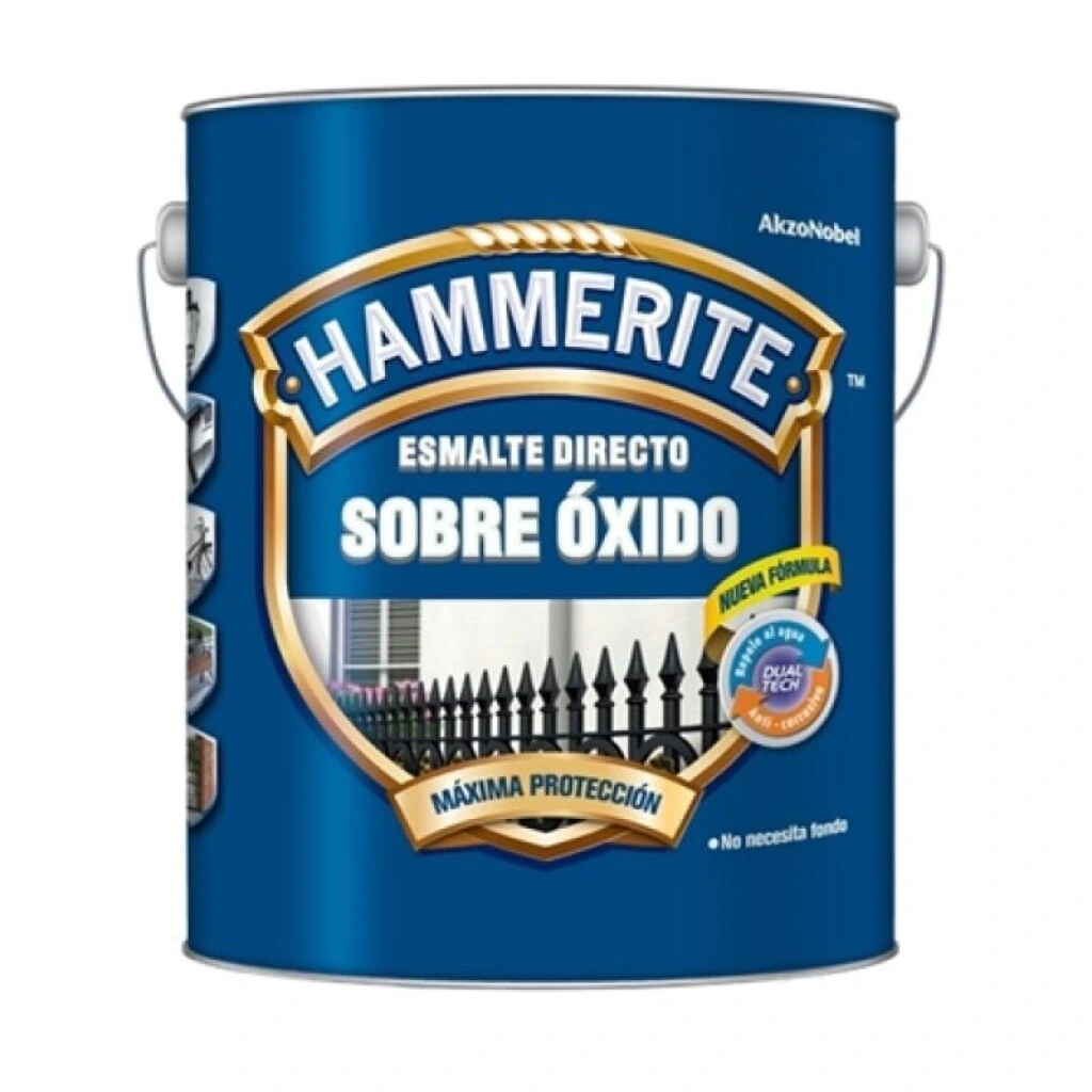 HAMMERITE BRILLANTE GRIS PLATA 2.4 LT