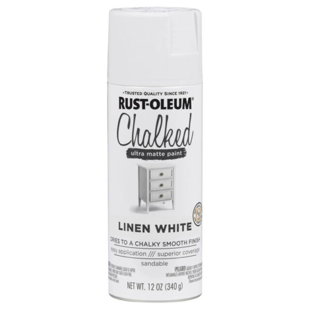Esmalte Aerosol Tizado 340Gr - Blanco Lino Rust Oleum