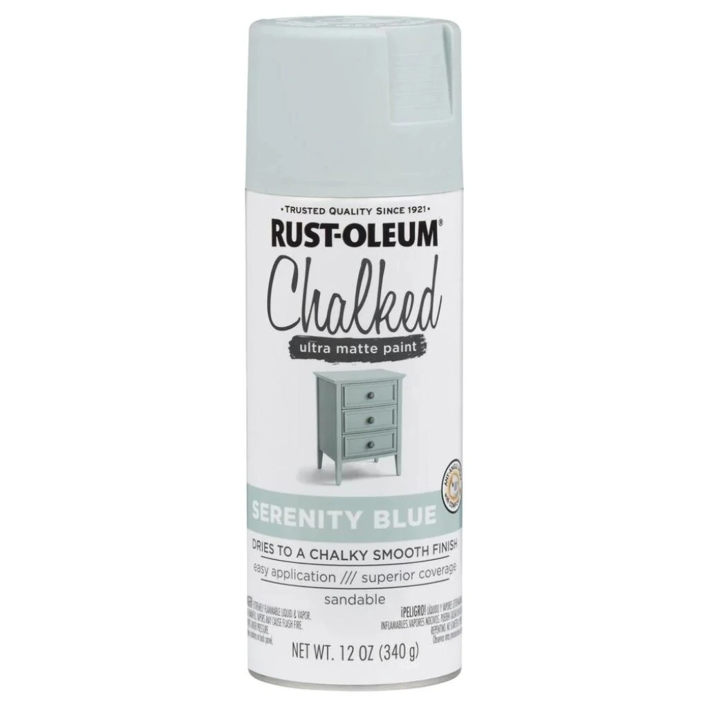 Esmalte Aerosol Tizado 340Gr - Azul Sereno Rust Oleum