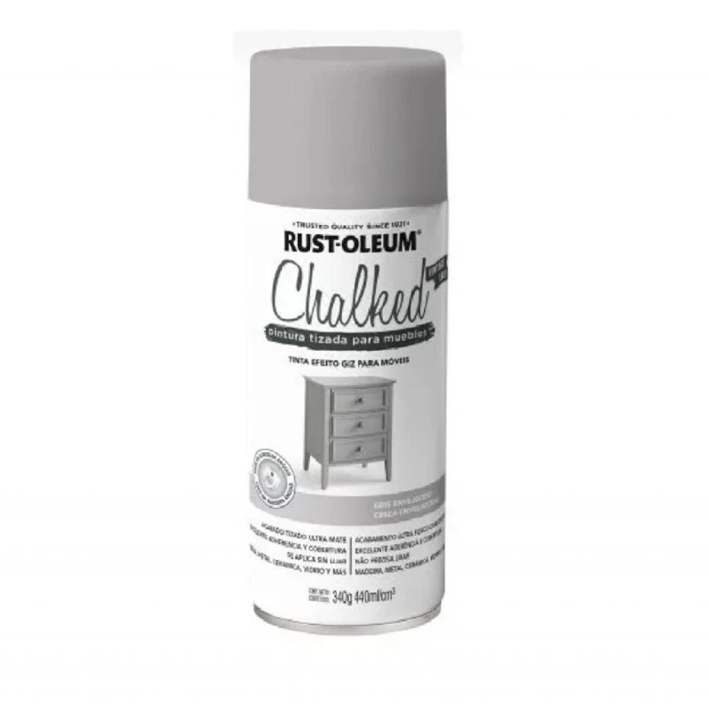 Esmalte Aerosol Tizado 340Gr - Gris Envejecido Rust Oleum