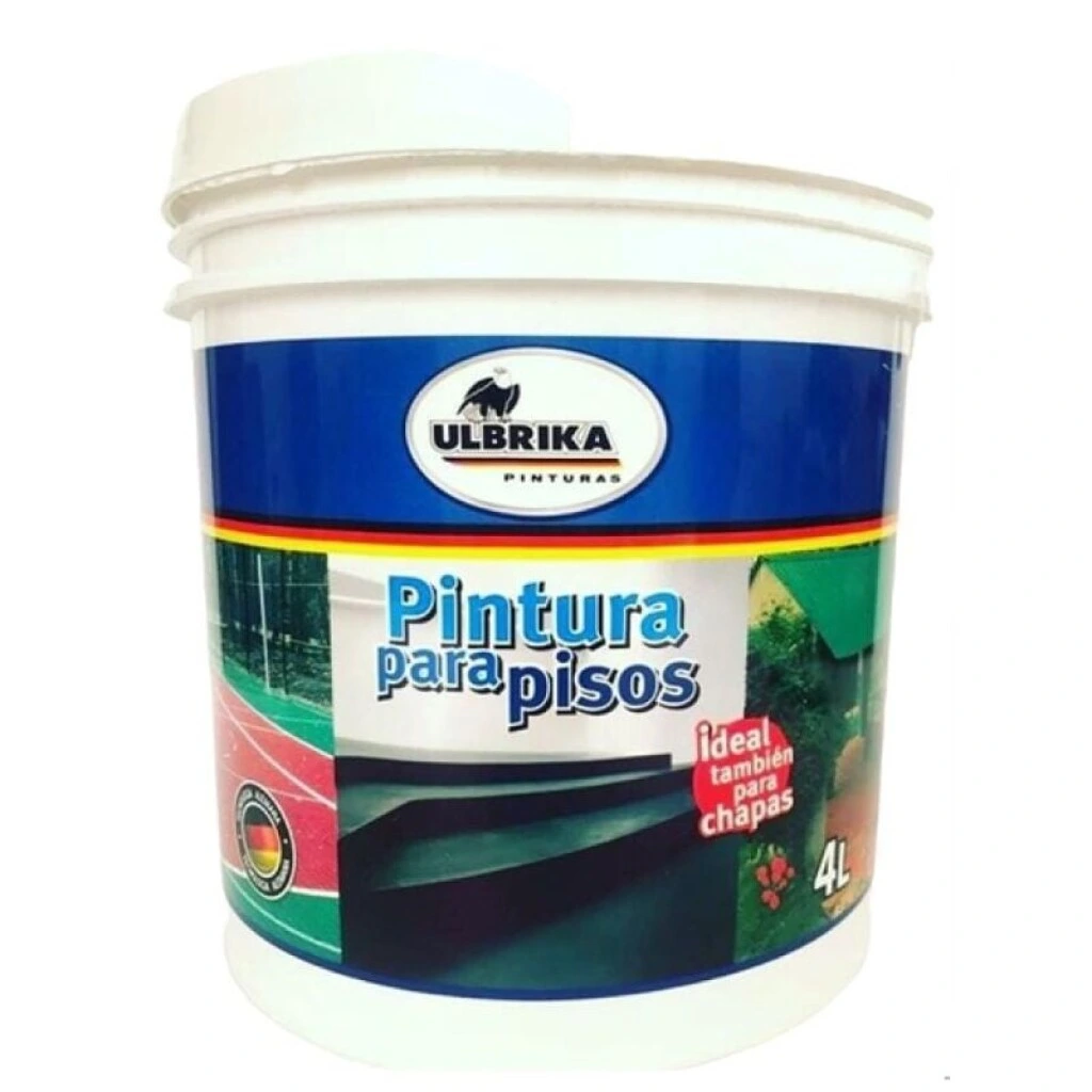 PINTURA PARA PISOS ULBRIKA 4 Lt. NEGRO