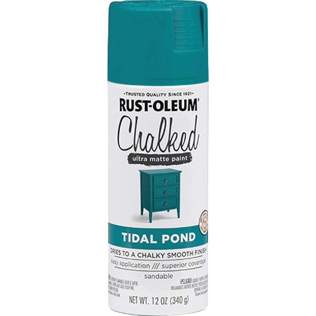 Esmalte Aerosol Tizado 340Gr - Verde Estanque Rust Oleum