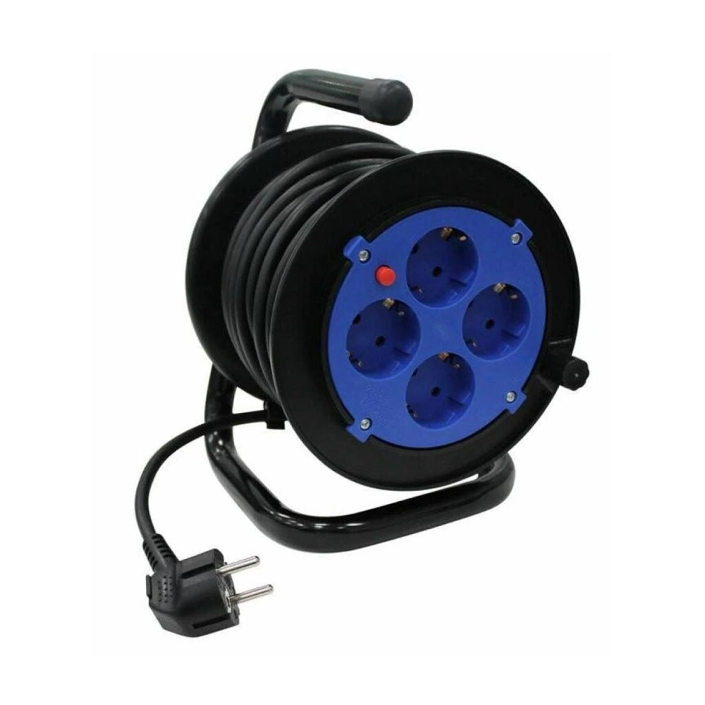 Enrollador 30Mt Negro Electraline