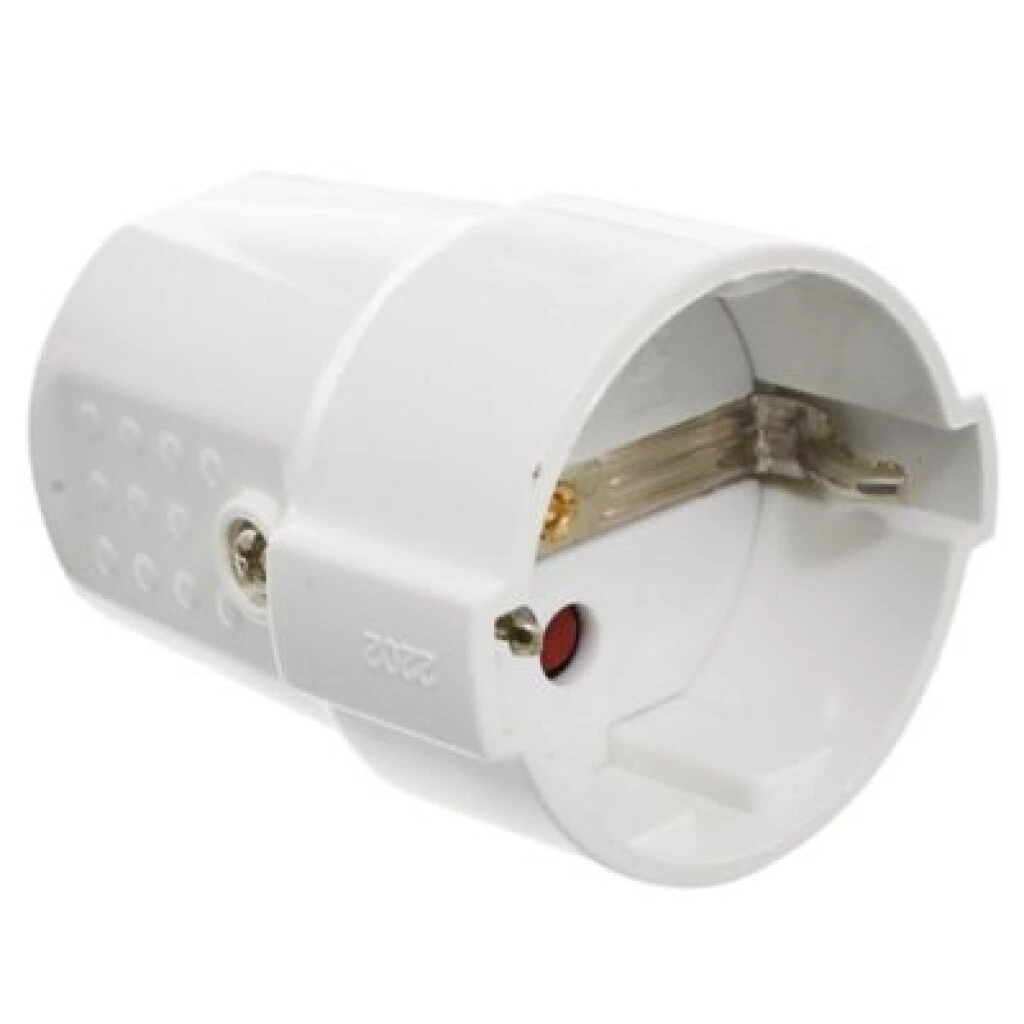 Ficha Hembra Schuko 16A Blanca Contactum