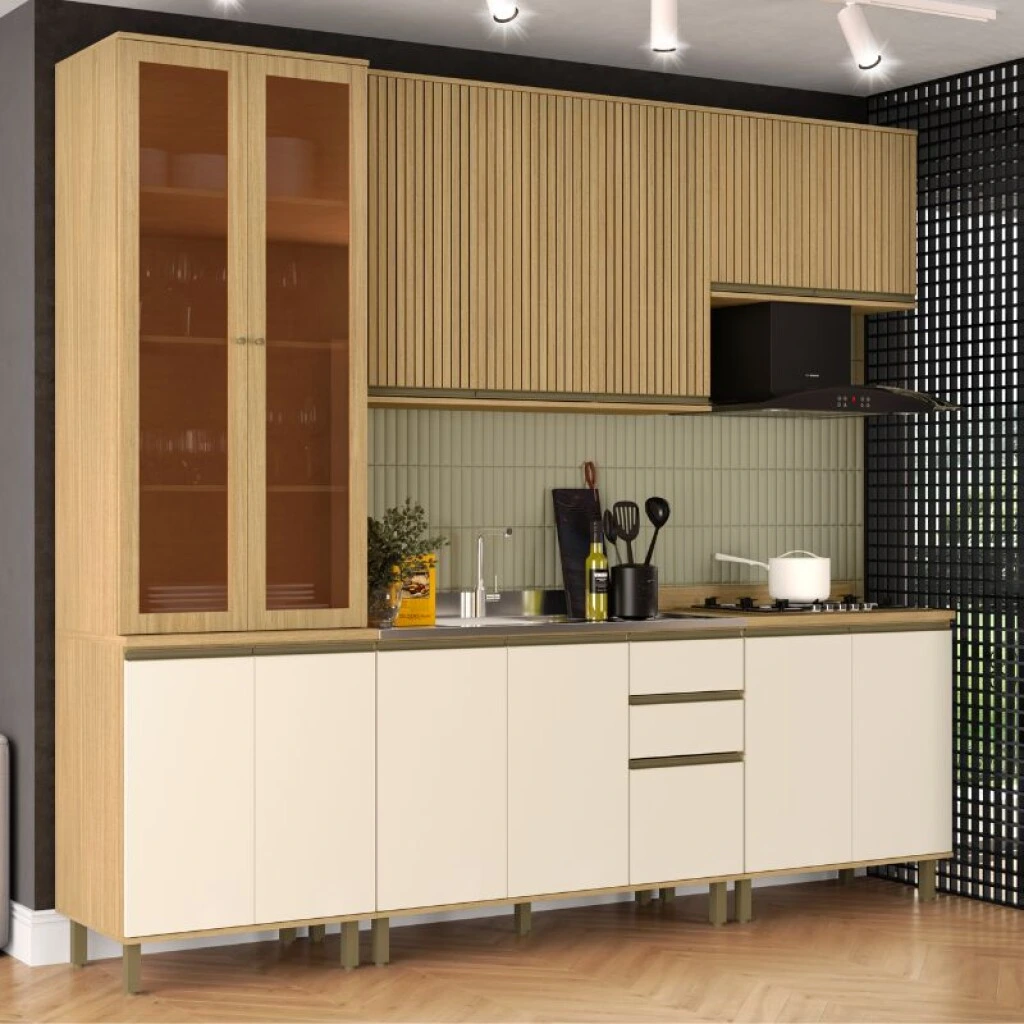 COCINA MODULADA 2.70 MT LOURO/FREIJO - NUEVA DUBAI