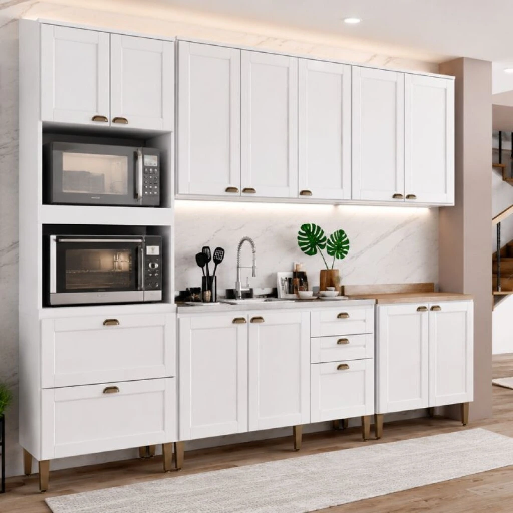 COCINA MODULADA 2.70 MT BLANCA - CLASSY