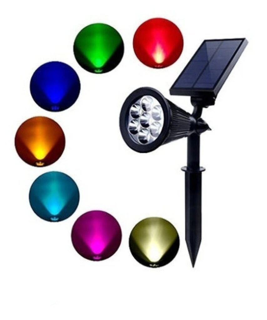 Reflector Led Solar Pincho 2W 7 Colores MVC
