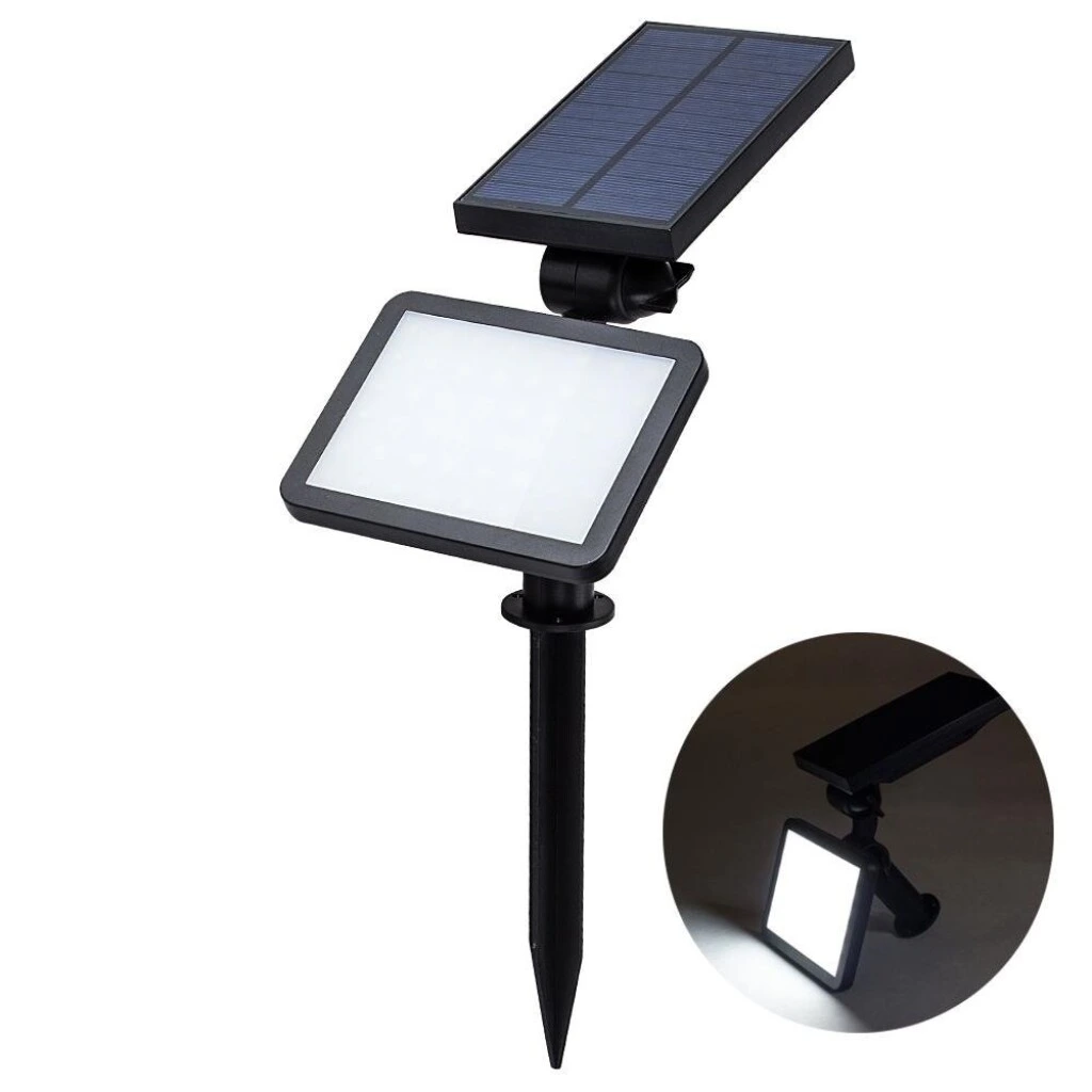 Reflector Led Solar Pincho 5W C/Fotocélula Luz Neutra MVC