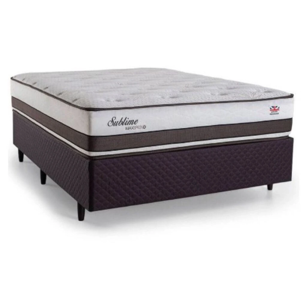 SOMMIER DE RESORTES Y ESPUMA 2 PLAZAS 1.38 MT - SUBLIME