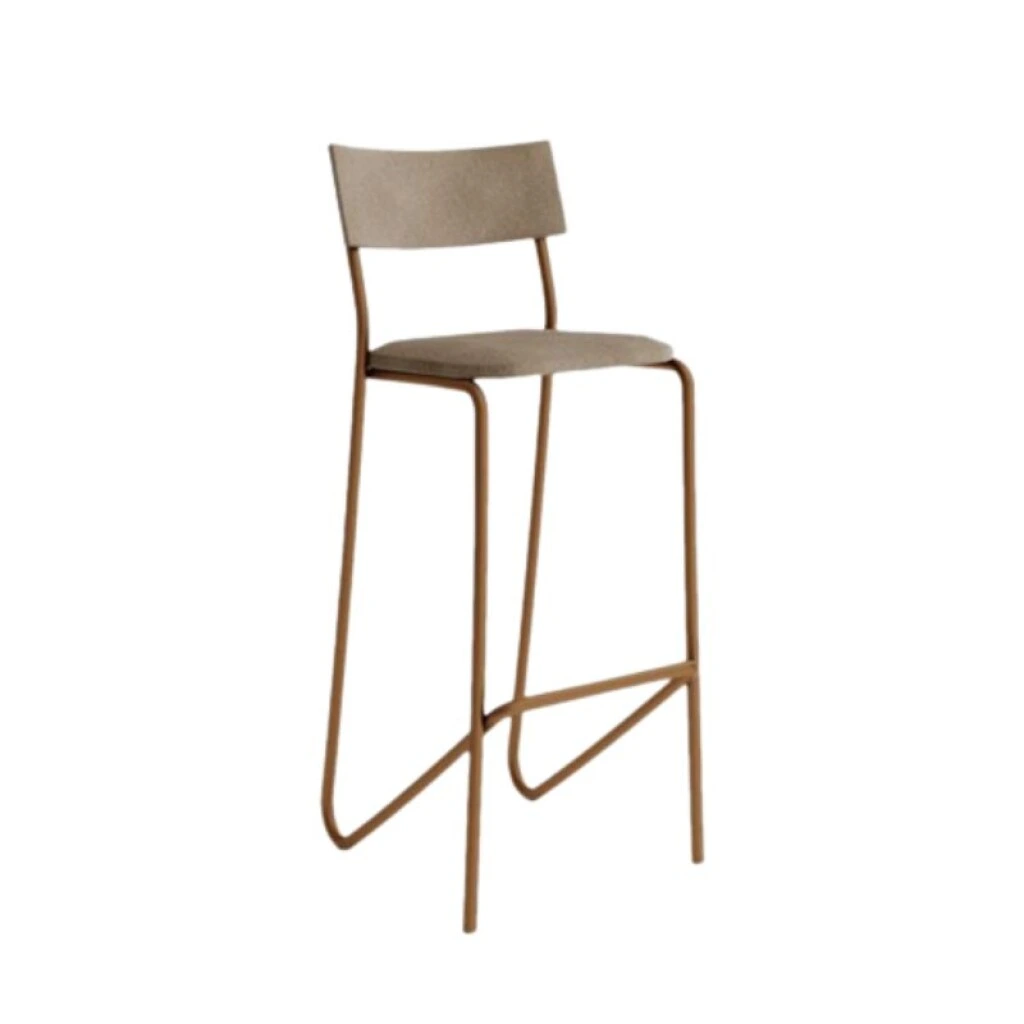 BANQUETA EN ACERO - ROSA GOLD/BRONCE