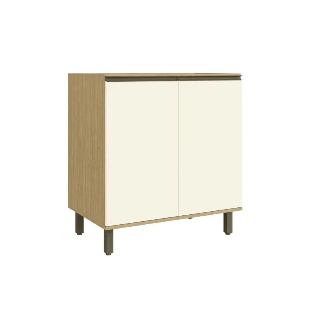 ARMARIO BAJO MESADA 80 CM 2 PUERTAS SIN TAPA - NUEVA DUBAI