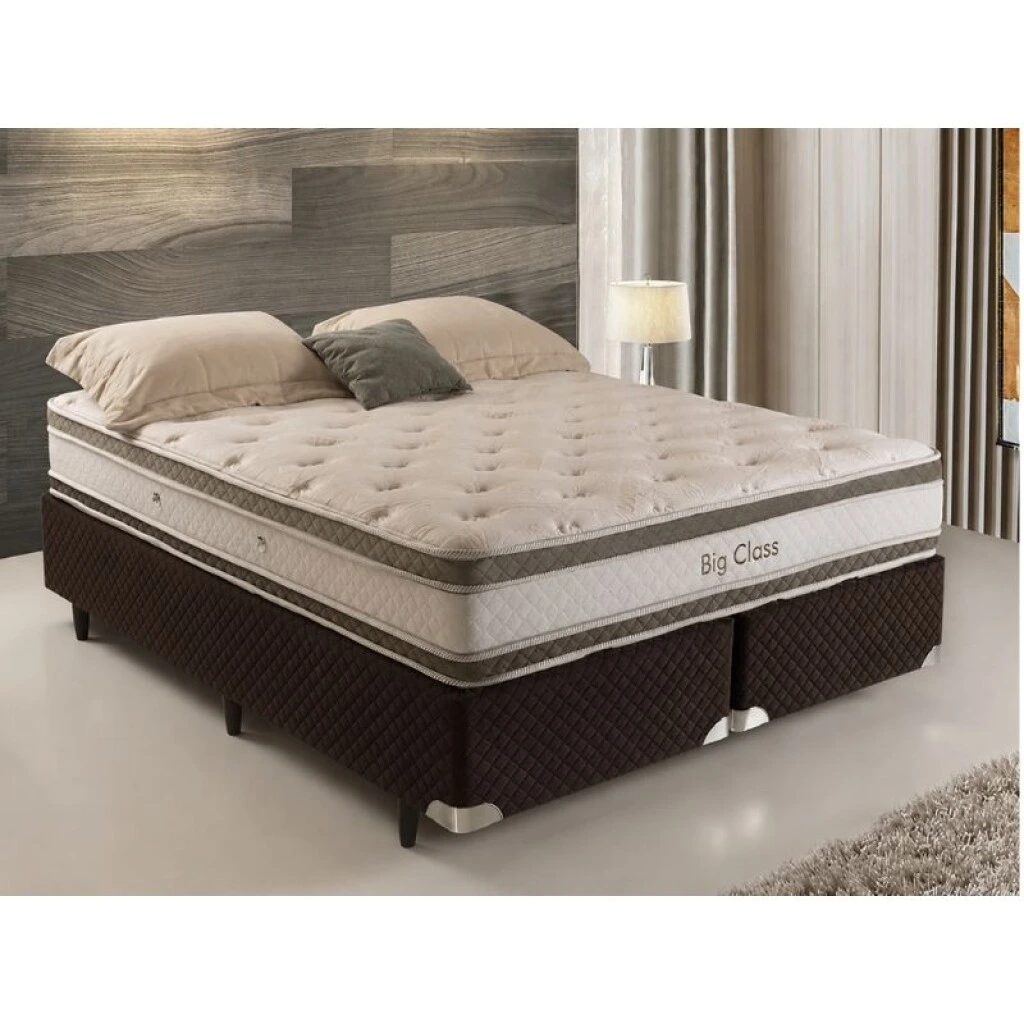 SOMMIER QUEEN DE RESORTES Y ESPUMA - BIG CLASS