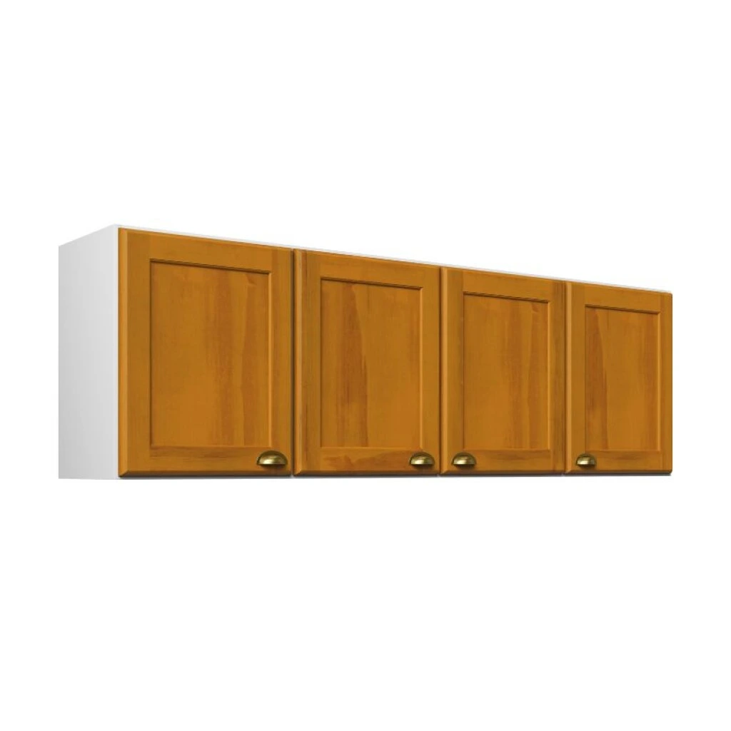 AEREO 1.60 MT 4 PUERTAS BLANCO/MIEL - MADERA MACIZA