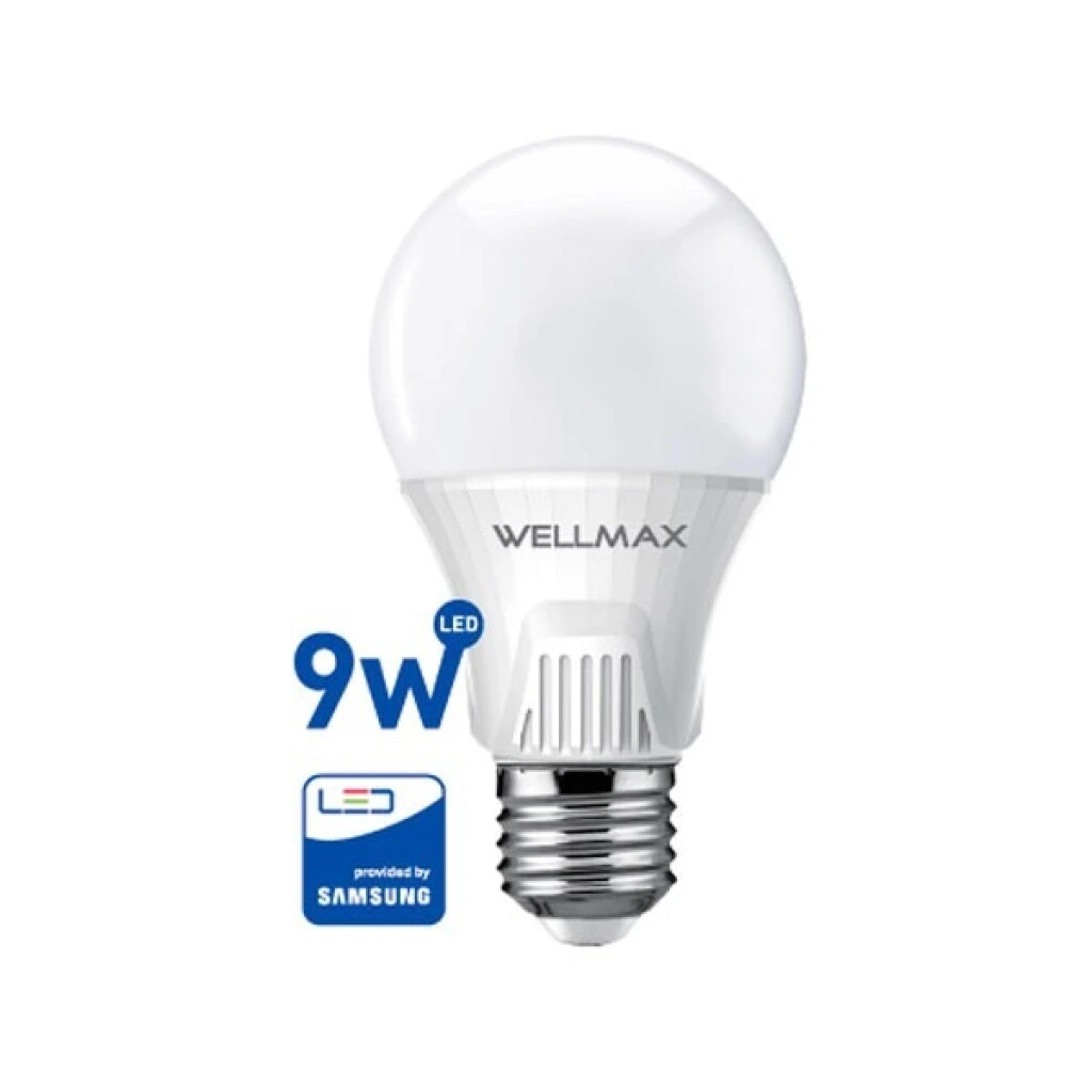 Lampara Led Standard 9W - E27 Luz Fría Wellmax