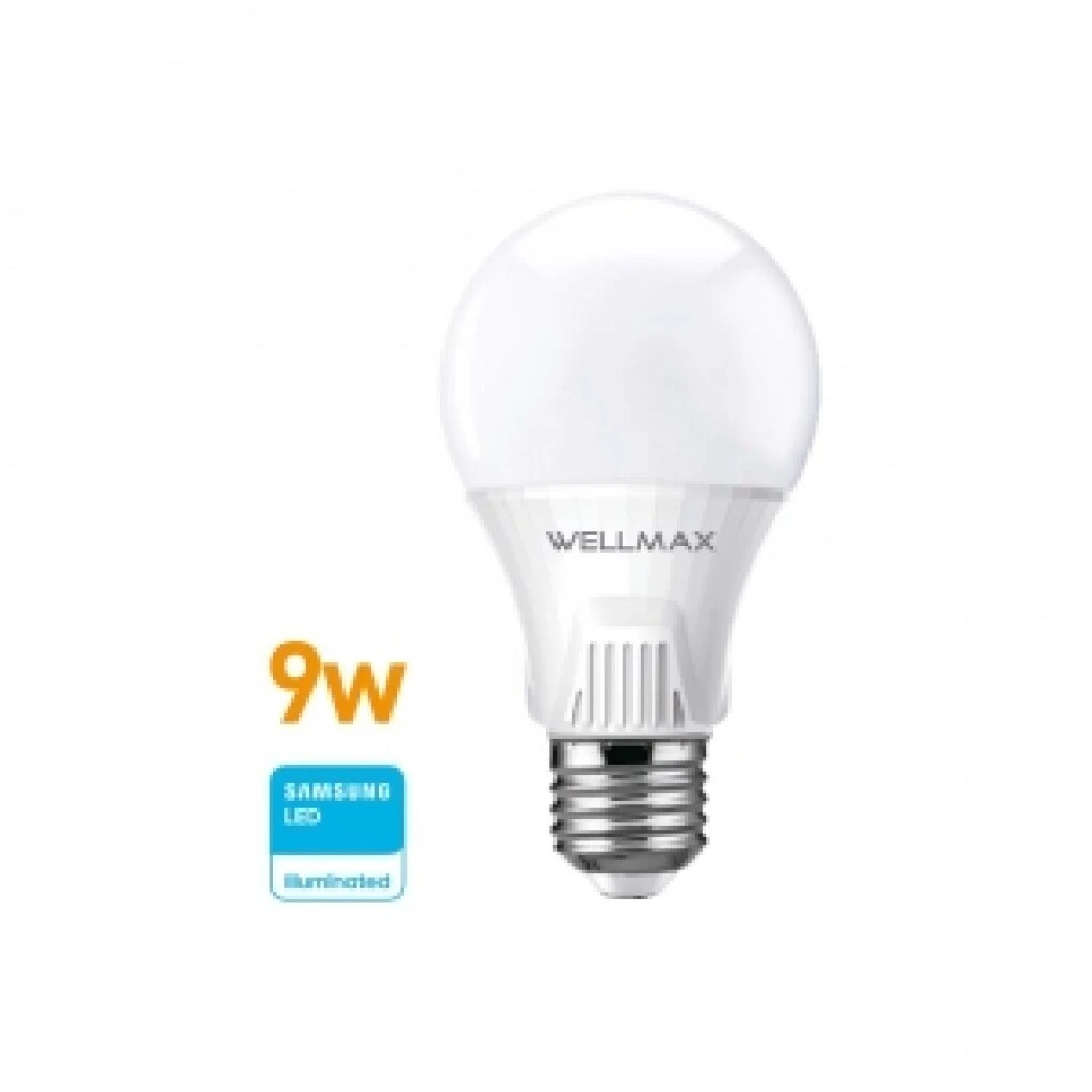 Lampara Led Standard 9W - E27 Luz Cálida Wellmax