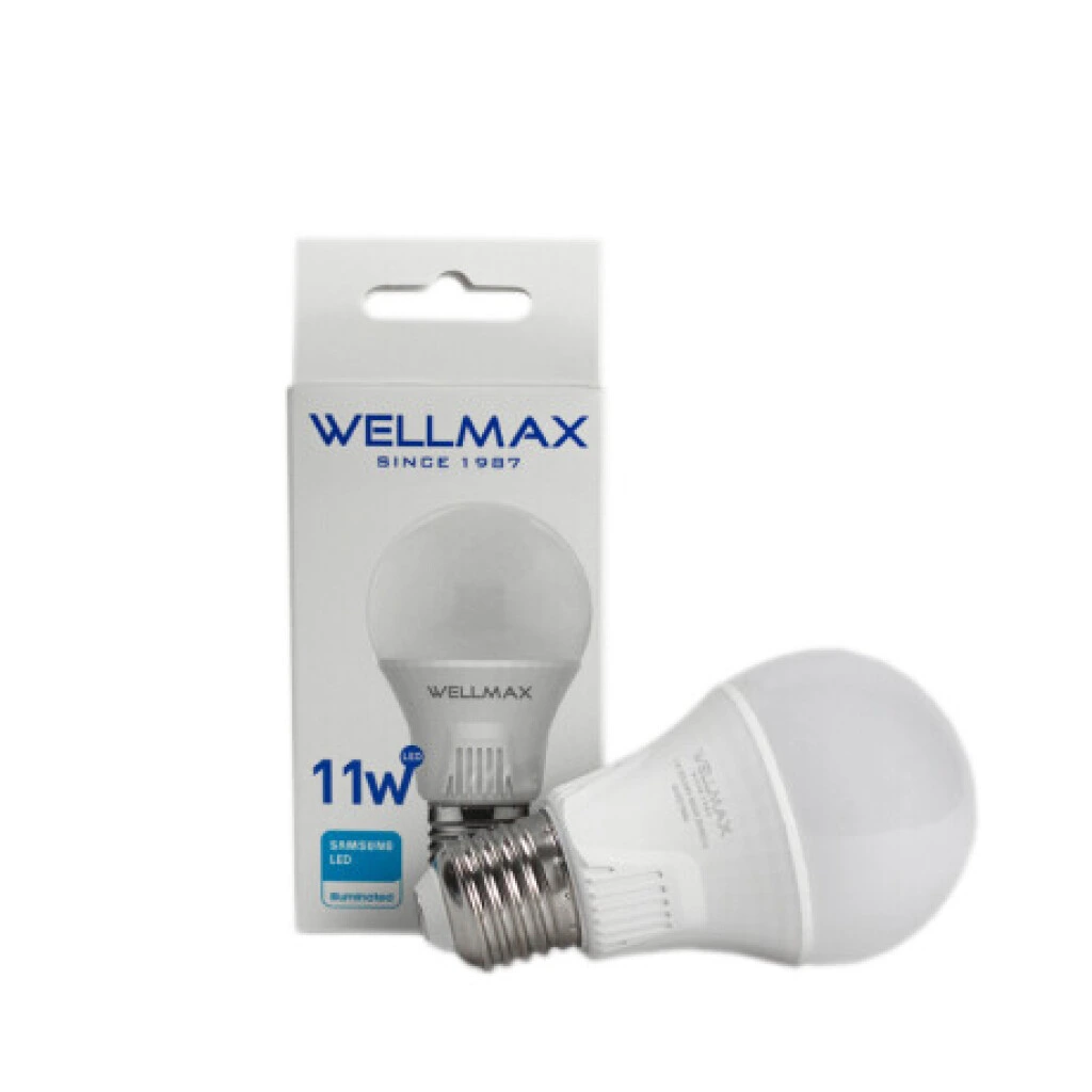 Lampara Led Standard 11W - E27 Luz Fría Wellmax