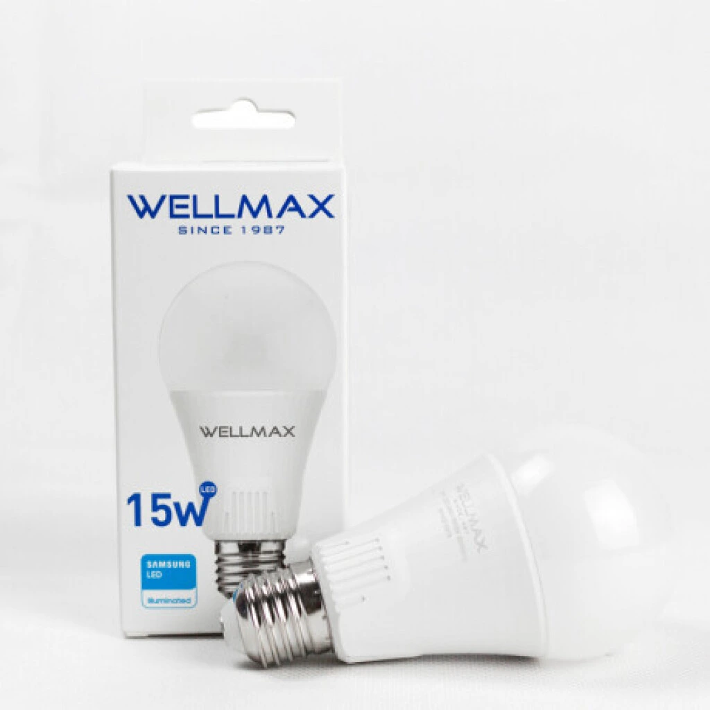 Lampara Led Standard 15W - E27 Luz Fría Wellmax