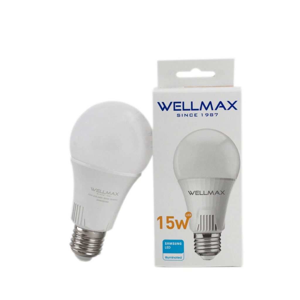 Lampara Led Standard 15W - E27 Luz Cálida Wellmax