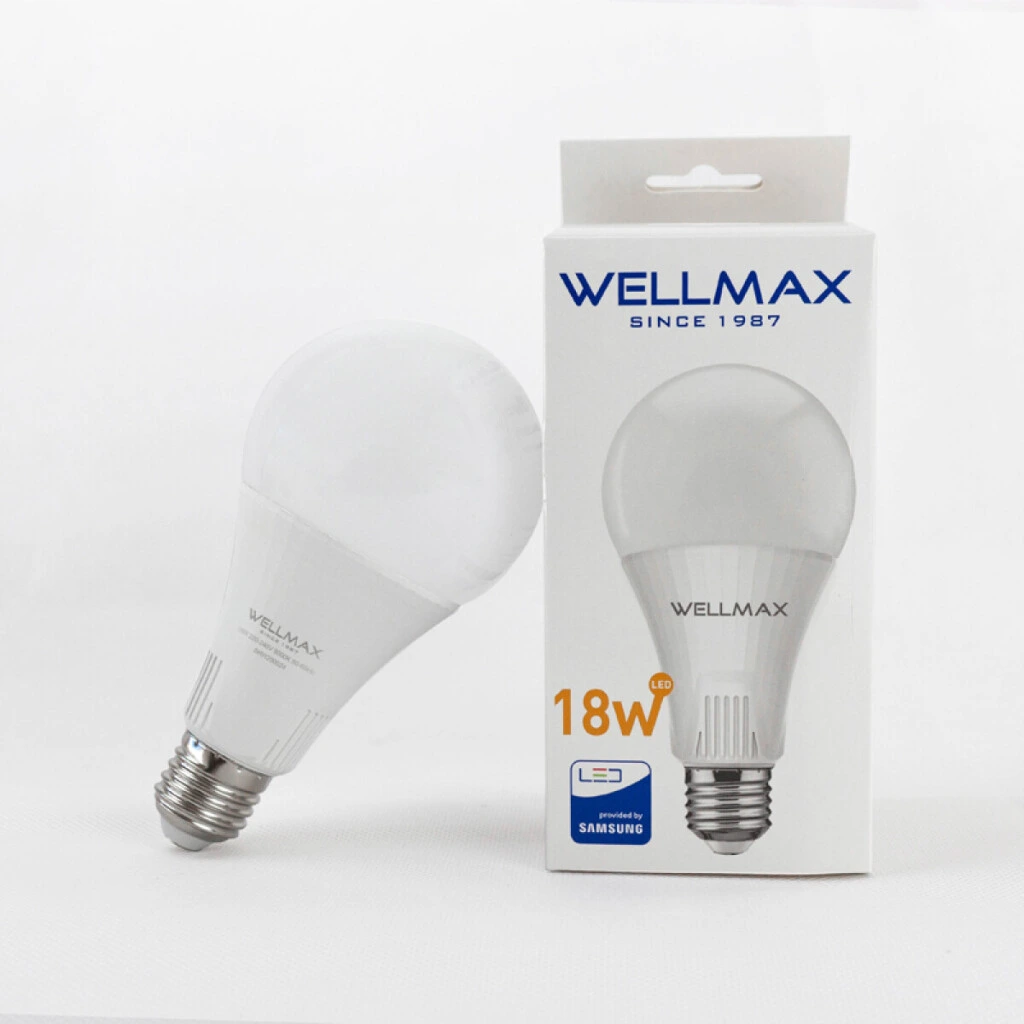 Lampara Led Standard 18W - E27 Luz Cálida Wellmax