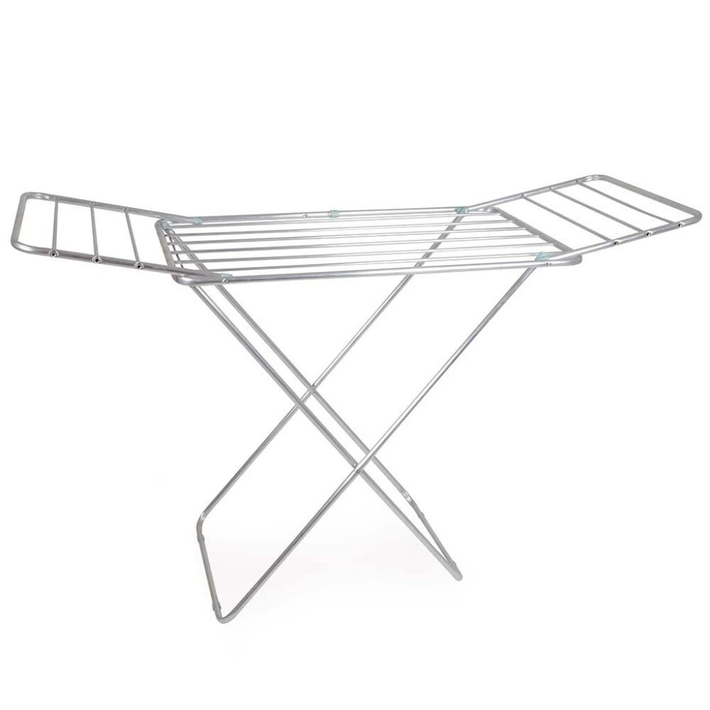 Tendedero de Aluminio Con Alas 153cm x 56cm x 91cm Mor